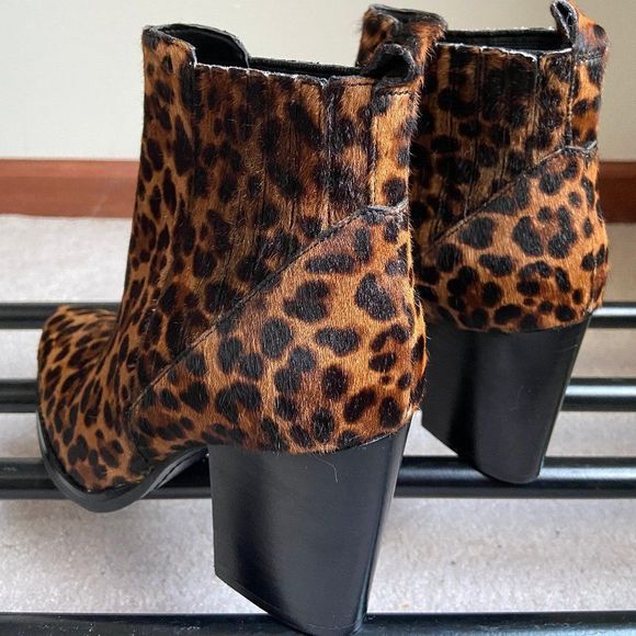 MARC FISHER Women Alva Calf Hair Boots - NEW NWOB - Picture 6 of 8